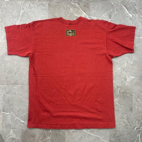 Vintage Miss Saigon Graphic Tee Mens XL Shot Sleeve Musical Theater Broadway - Picture 2 of 10